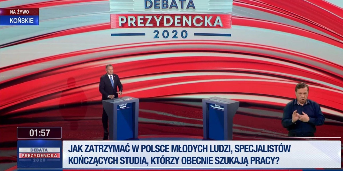 Andrzej Duda przemawiał w Końskich: "Nie żałuję ani jednego podpisu, który złożyłem"