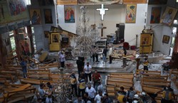 Zamachowiec samobójca zaatakował w kościele. 20 osób zabitych