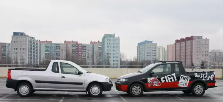 Strada vs. Logan - pojedynek pikapów