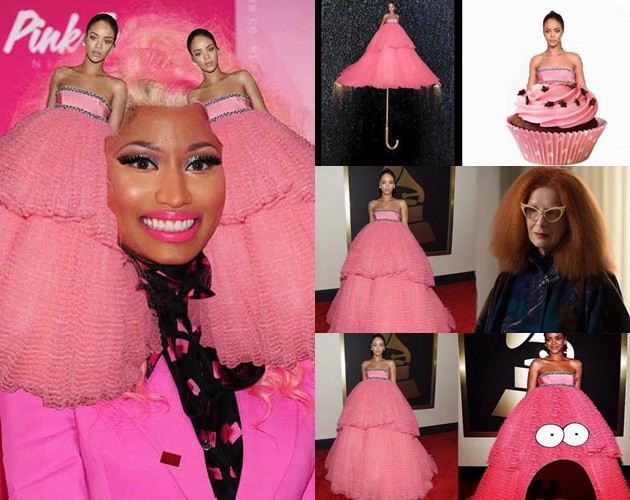 Suknia, którą Rihanna włożyła na 57. rozdanie nagród Grammy, zrobiła ogromne wrażenie tak wielkie, że zyskała drugie życie i stała się tematem sporów wśród internautów