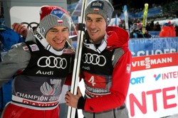 Turniej Czterech Skoczni: Historyczny wyczyn Stocha i Żyły. Po raz pierwszy dwóch Polaków na podium