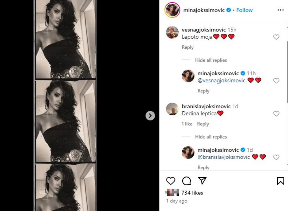 Minina objava, komentari