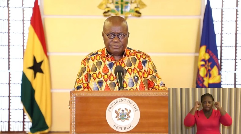 Anisuo, the name of Nana Addo's choice of cloth for his announcement of a partial lockdown in Ghana. It means drops of tears.