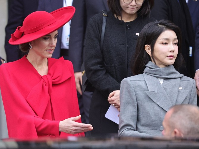 Prva dama Južne Koreje Kim KIon-hi sa Kejt Mildton 