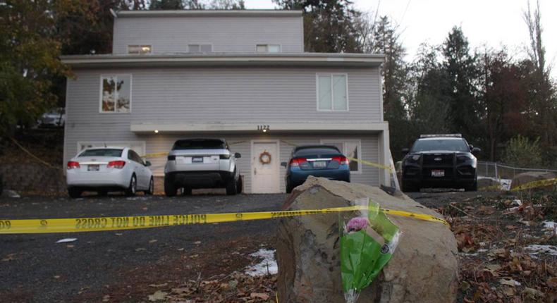 The off-campus home in Moscow, Idaho, where four university students were found stabbed to death.Angela Palermo/Idaho Statesman/Tribune News Service via Getty Images