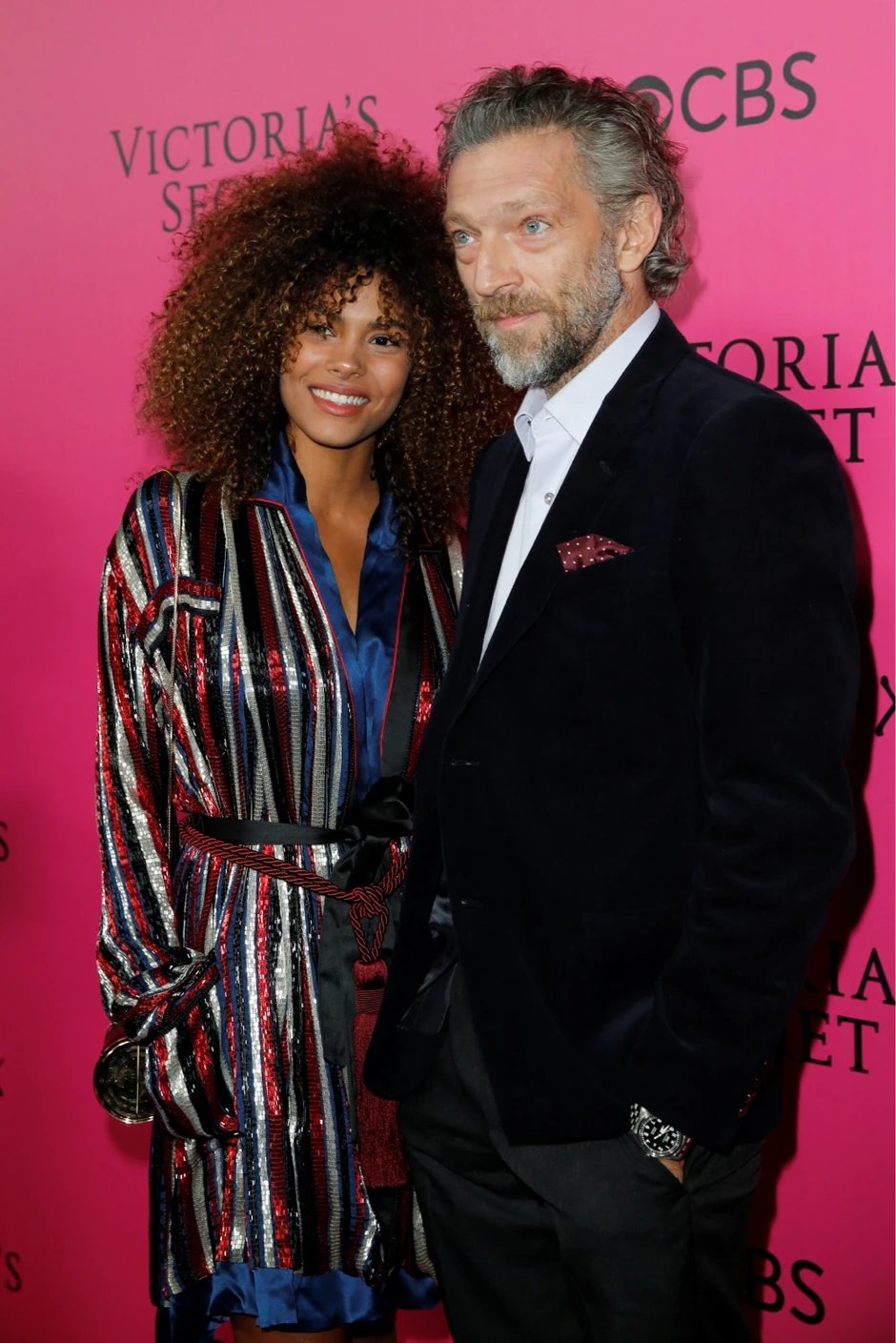 Vensan Kasel sa novom devojkom