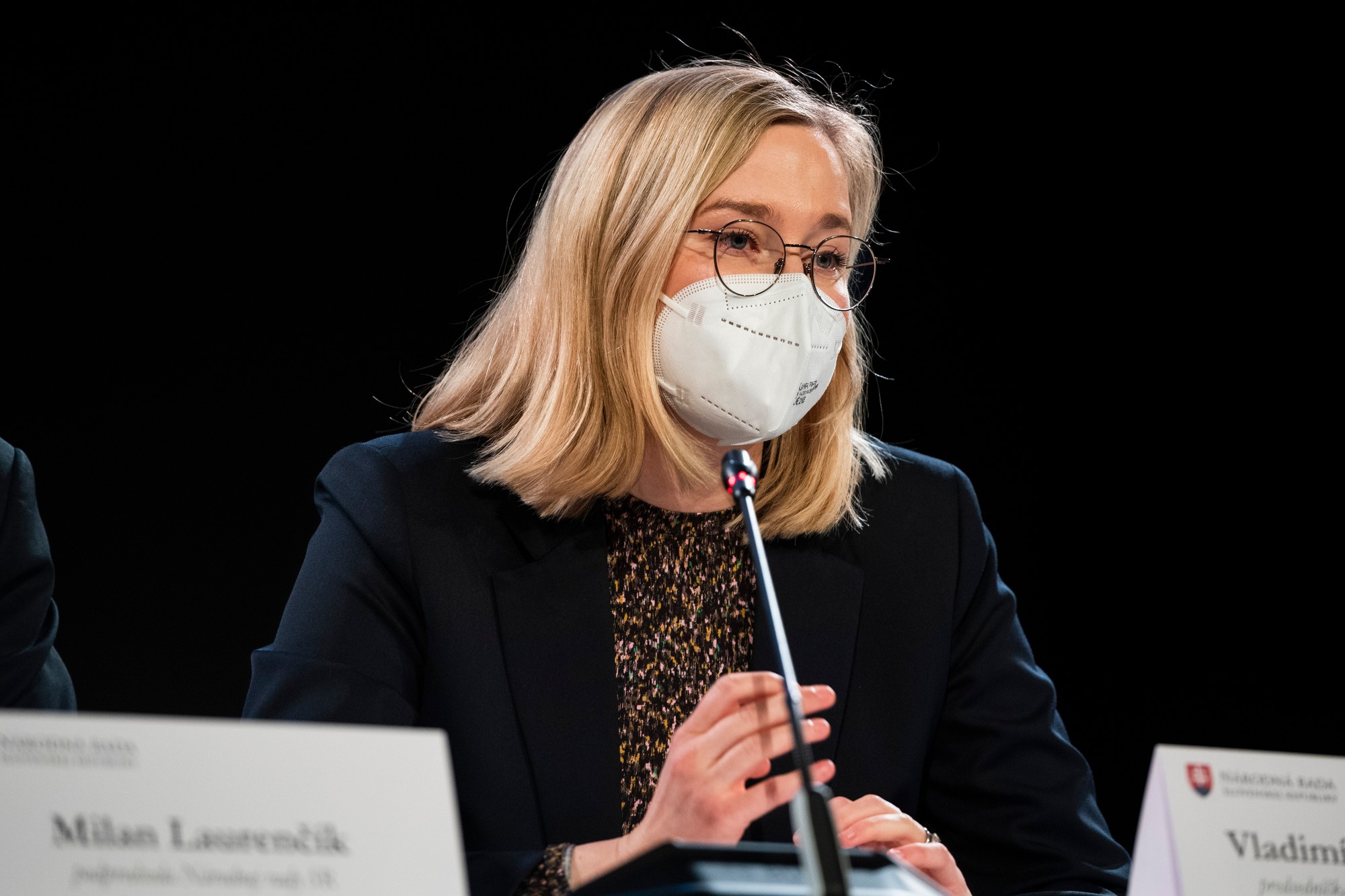 Poslankyňa Vladimíra Marcinková.