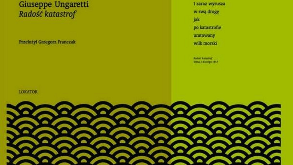 15. Nagroda Literacka Gdynia. "Radość katastrof" w tłumaczeniu Grzegorza Franczaka