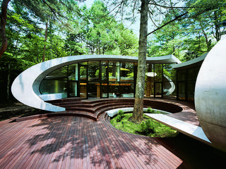 Dom w lesie też może być luksusowy.