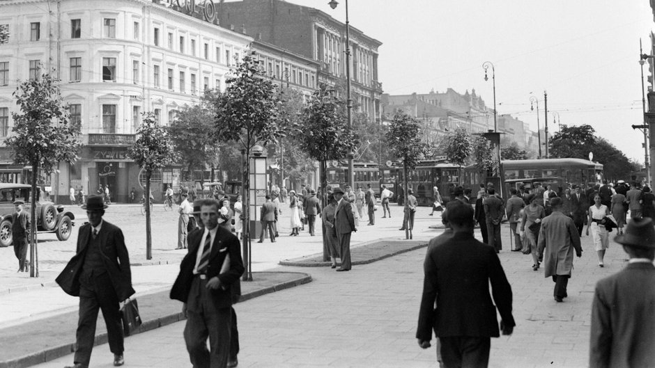Aleje Jerozolimskie w Warszawie, 1934 r.