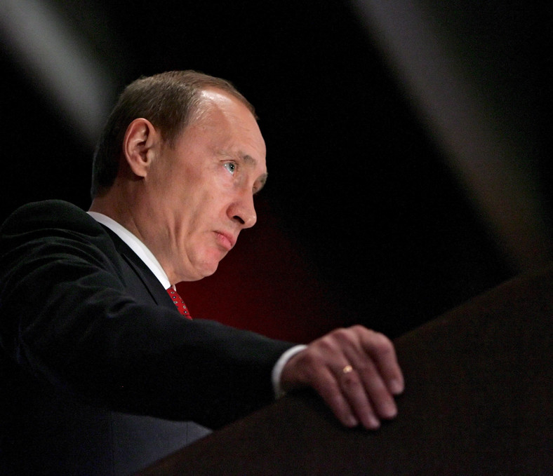 Władimir Putin w 2008 r.