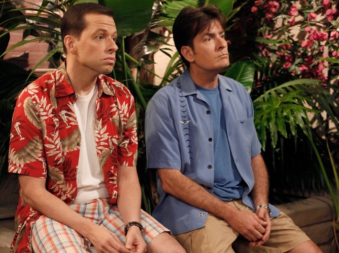 Charlie Sheen w serialu 'Dwóch i pół'