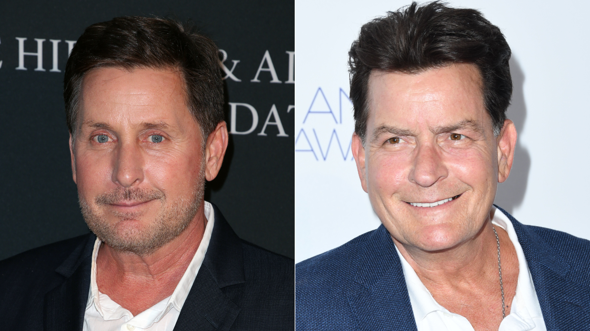 Emilio Estevez a Charlie Sheen