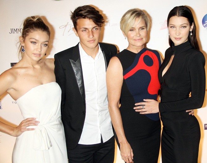 Điđi, Anvar, Jolanda i Bela Hadid