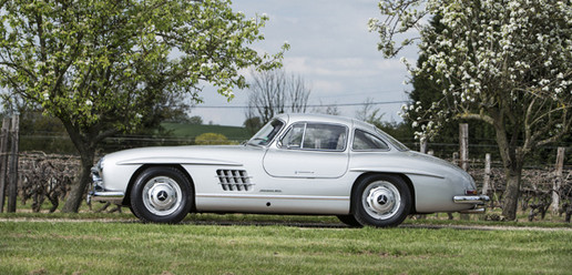 Stirling Moss i Mercedes 300 SL