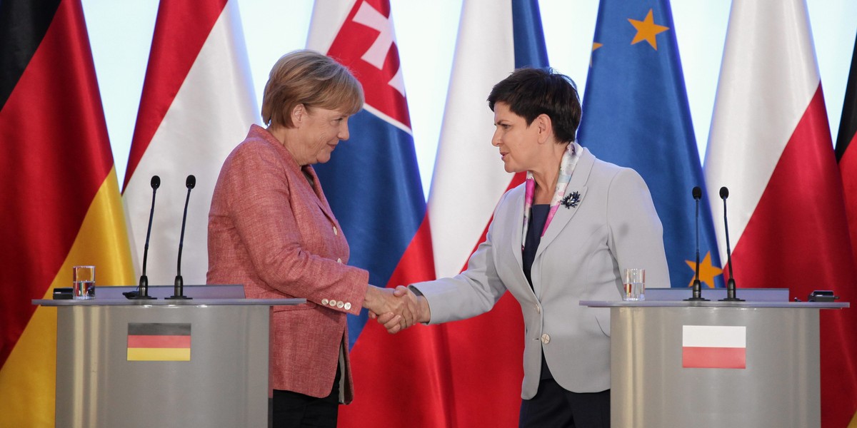 Angela Merkel i Beata Szydło. Niemcy to największy partner handlowy Polski