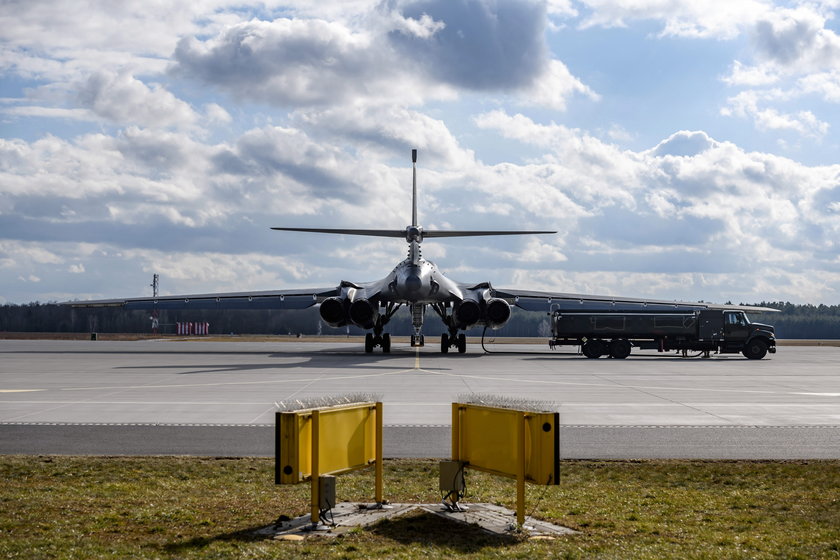 Powidz. Bombowiec B-1B Lancer wylądował