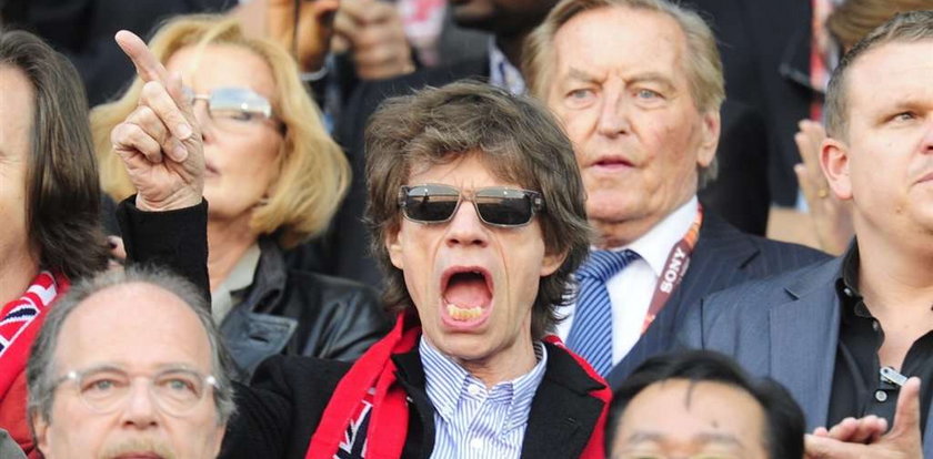 Jagger na trybunach = klątwa