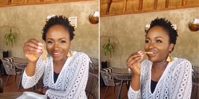 Watch gospel singer Mercy Masika's reaction after eating frog legs in the  DRC | Pulselive Kenya