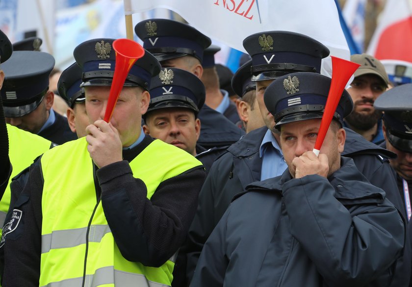 Strajk policjantów