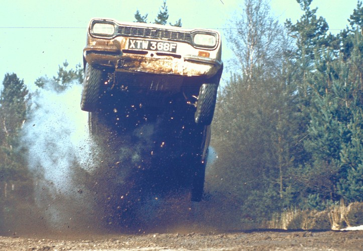 1968 r. - Roger Clark i jego rajdowy Ford Escort