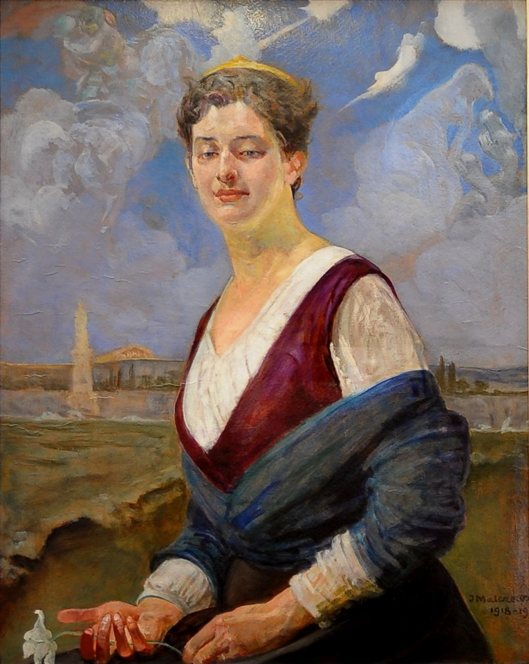 Jacek Malczewski, "X muza" (1918 - 1919)