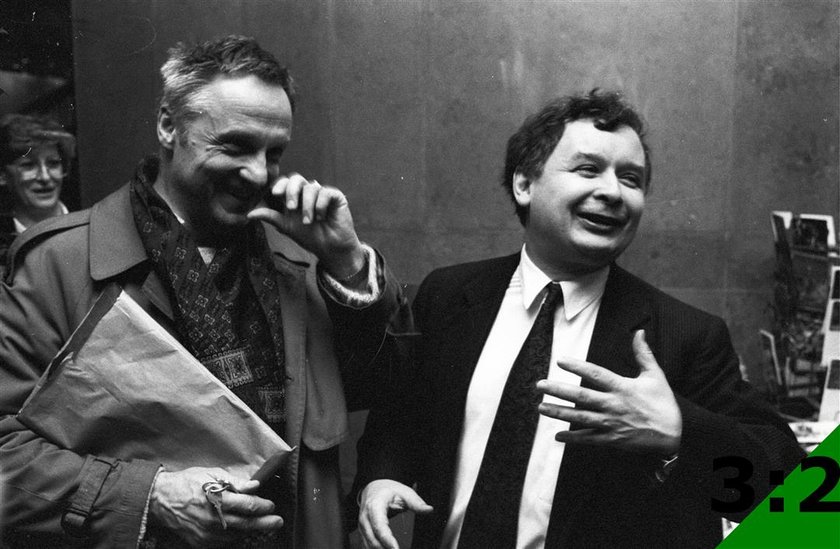 Stefan Niesiołowski i Jarosław Kaczyński