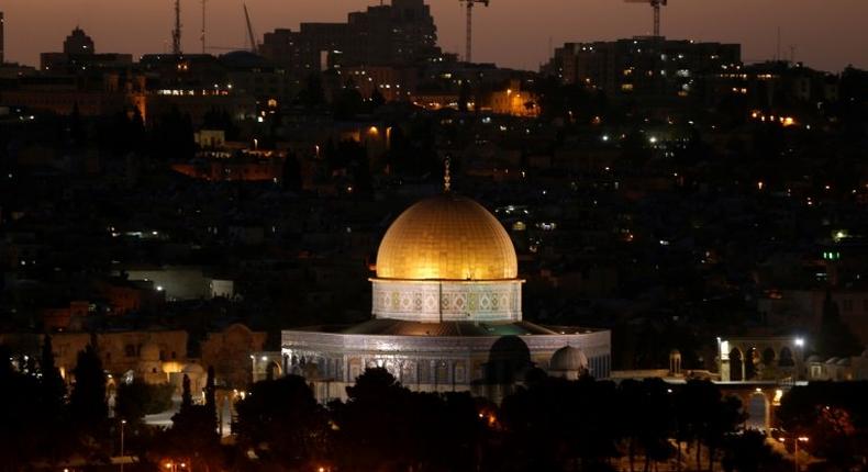 The Dome of The Rock is a UNESCO heritage site situated in Jerusalem's Old City