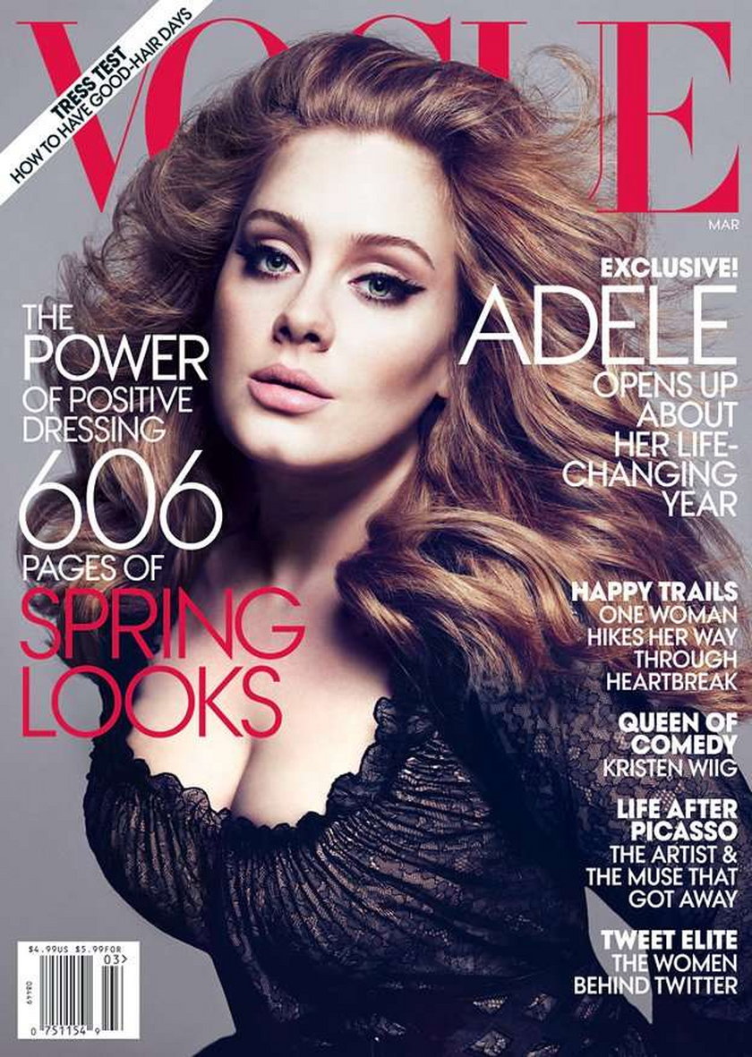 Adele amerykański Vogue 2012