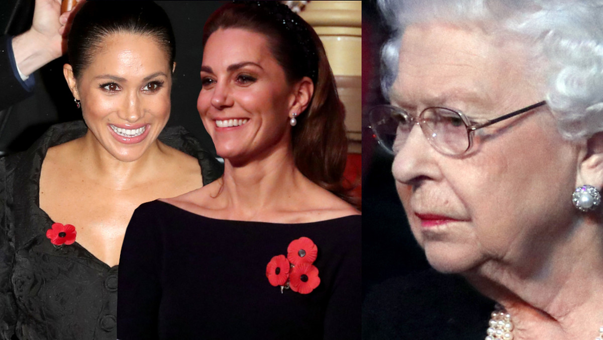 Meghan, Kate i Elżbieta II obchodziły Dzień Pamięci w londyńskim Royal Albert Hall