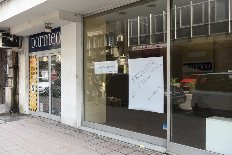 Zatvorena Dormeo radnja u Kosovskoj ulici u Beogradu