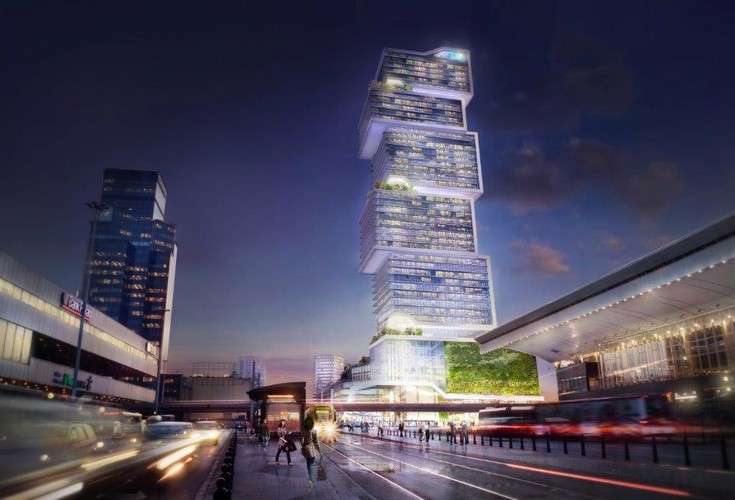 Centralna Park: biurowiec z sześcianów