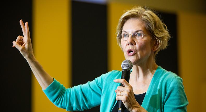 Warren Singles Out Billionaires in New TV Ad