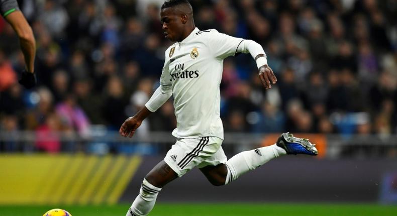 Star of the show: Real Madrid's Brazilian forward Vinicius Junior