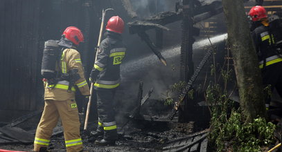 Wielki pożar w ośrodku wypoczynkowym w Jastrowiu