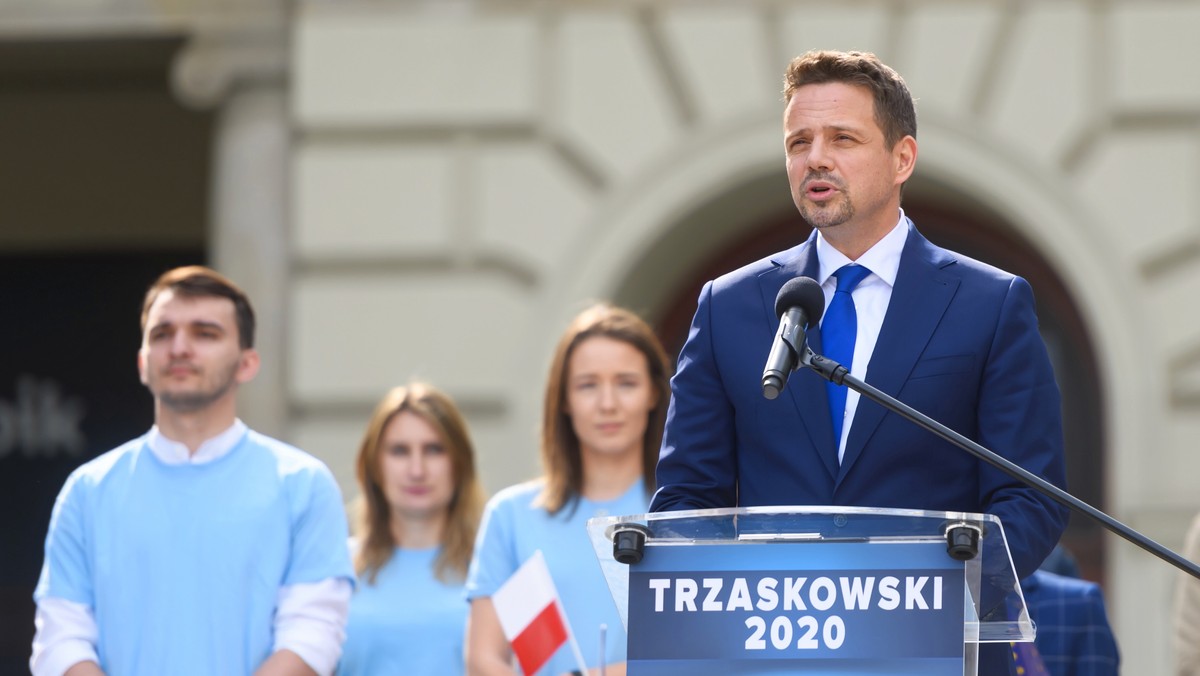 prezydent Warszawy, kandydat PO w wyborach na prezydenta RP Rafał Trzaskowski 