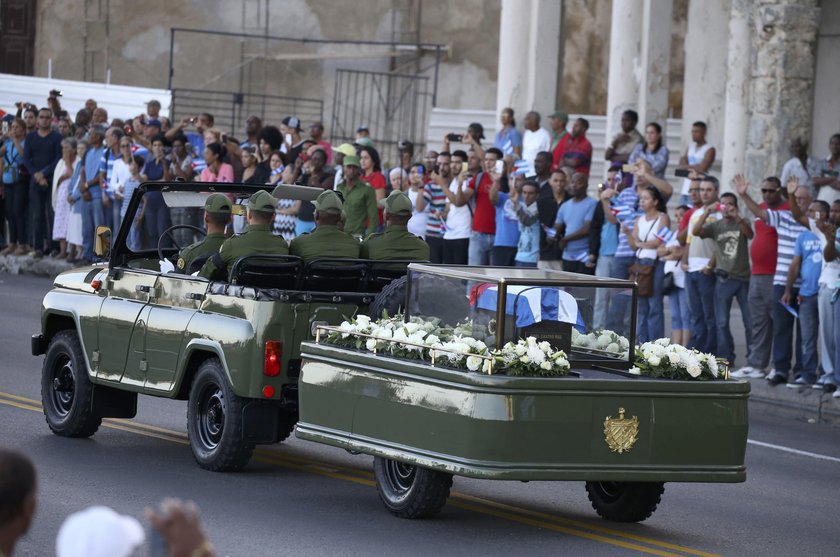 Uroczystości pogrzebowe Fidela Castro