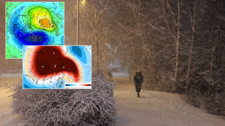 Wir polarny znów zaczyna się zaburzać. To ważna informacja dla pogody pod koniec zimy (mapy: ECMWF/meteociel.fr)