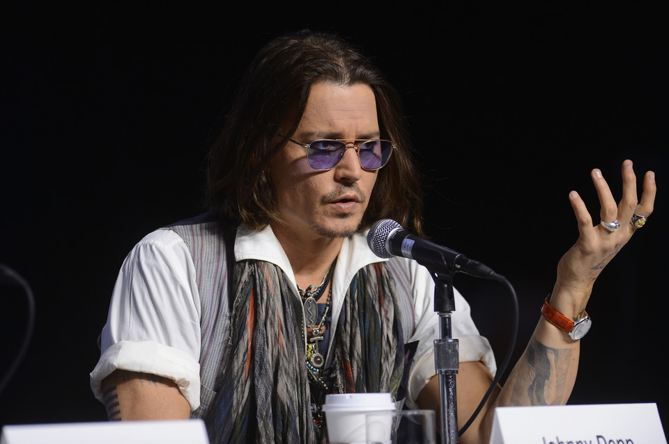 Johnny Depp w 2012 roku