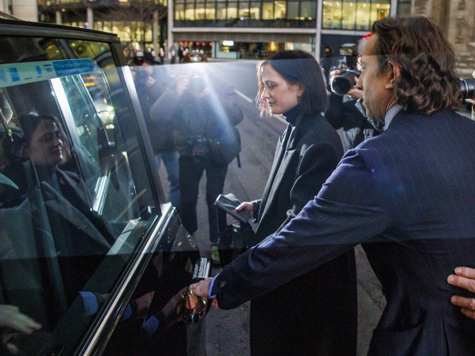 Eva Grin danas ispred suda u Londonu foto:  Tayfun Salci/Zuma / SplashNews.com/Splash