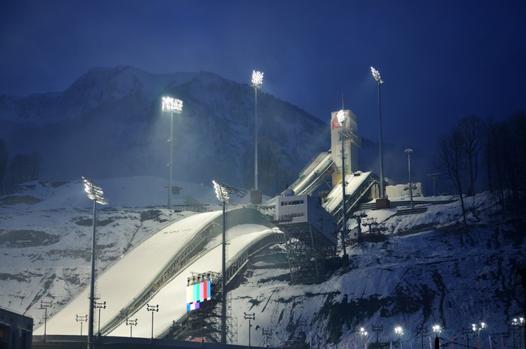 Russki Gorski, skocznie narciarskie w Soczi