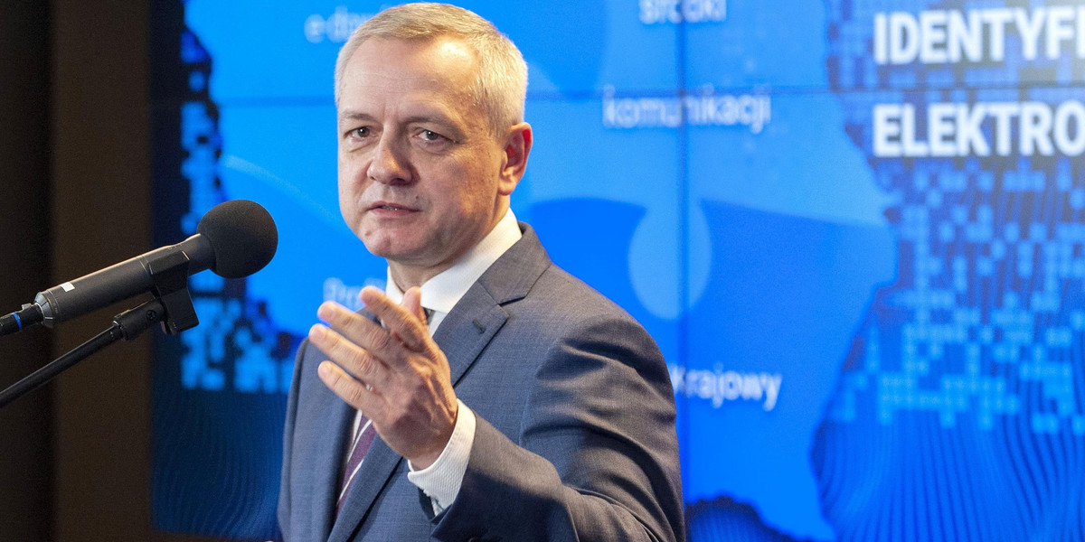 Minister Cyfryzacji Marek Zagórski 