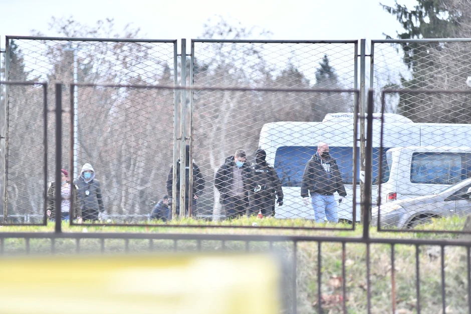 Hapšenje na stadionu JNA