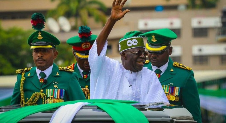 President Bola Ahmed Tinubu was sworn in on Monday, May 29, 2023. [TheCable]