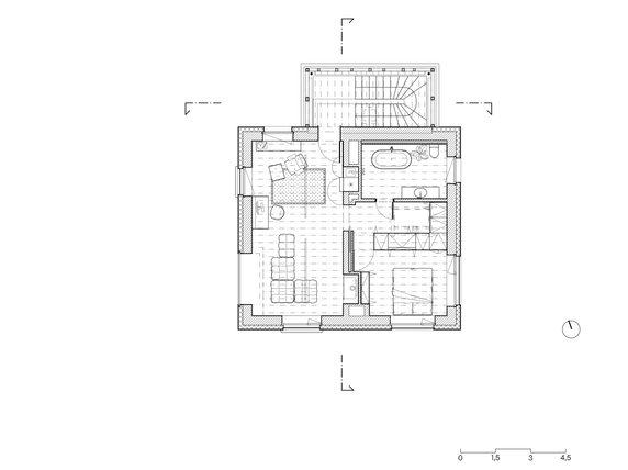 Zielony dom pośród bujnej zieleni. Projekt metamorfozy 60-letniego budynku wykonało biuro Aoc architekti