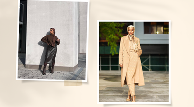 How to look chic and modest in a scarf