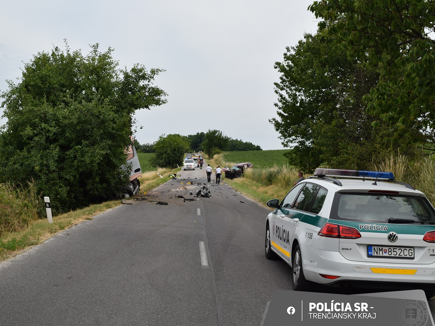Pri nehode na Myjave sa zranil 33-ročný vodič. 