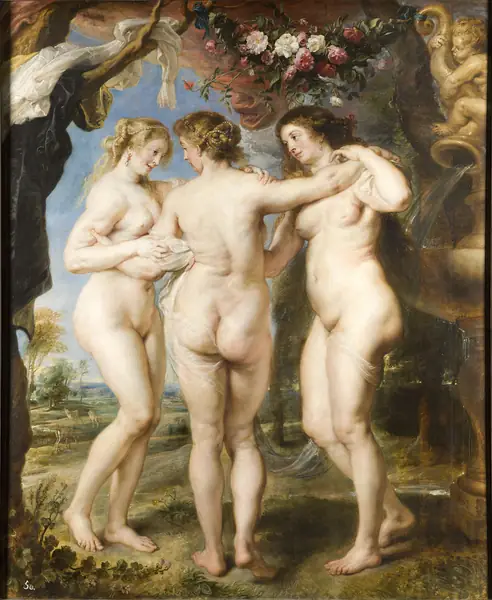 The Three Graces, by Peter Paul Rubens / Domena publiczna