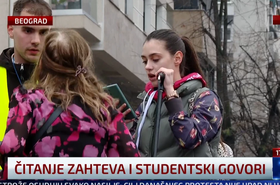 Incident tokom držanja govora