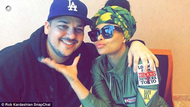 Blac Chyna and Rob Kardashian in NYC 